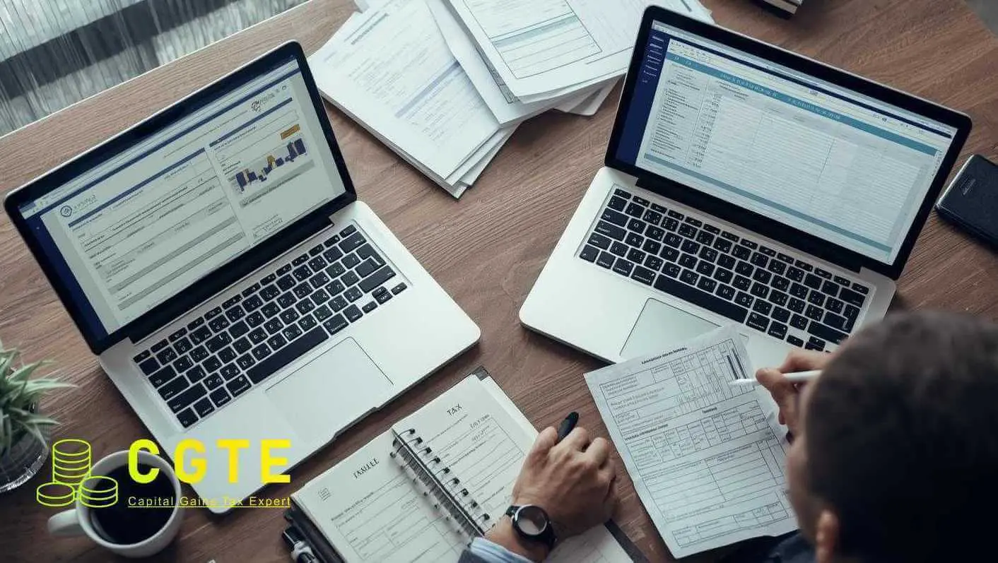 Compare online platforms to file capital gains tax returns with professional accountant support