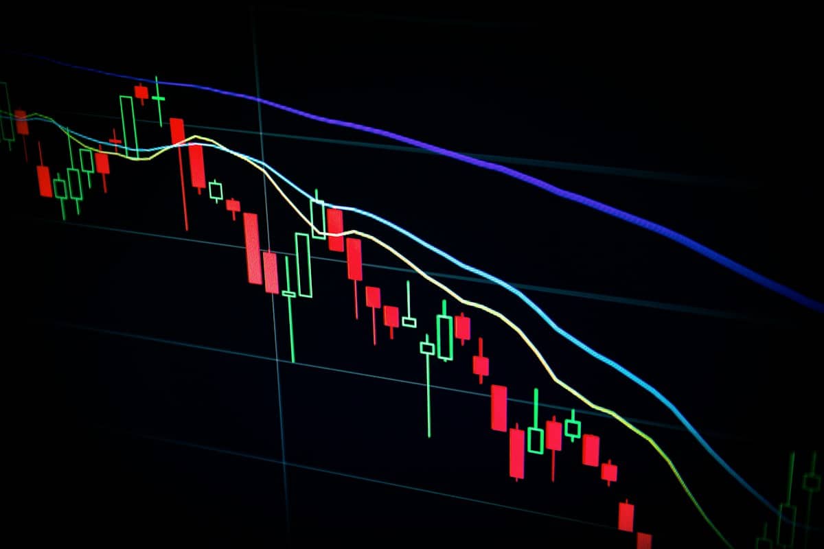 Isa – investment chart on screen