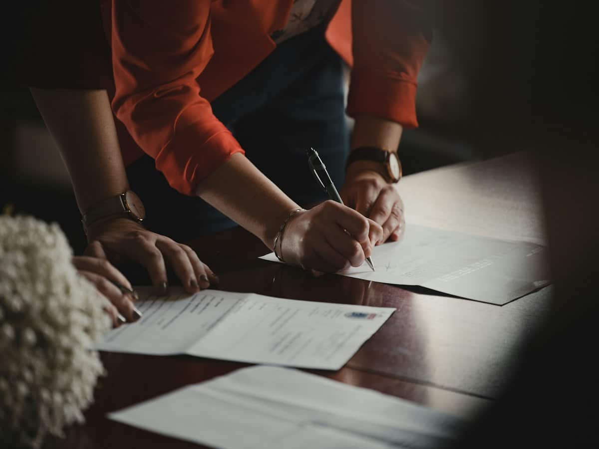 Transferring property – signing tax documents